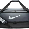 Offres ✔️ Sac De Sport Mixte NIKE NK BRSLA M DUFF – GRIS 🛒 boutique en ligne 8